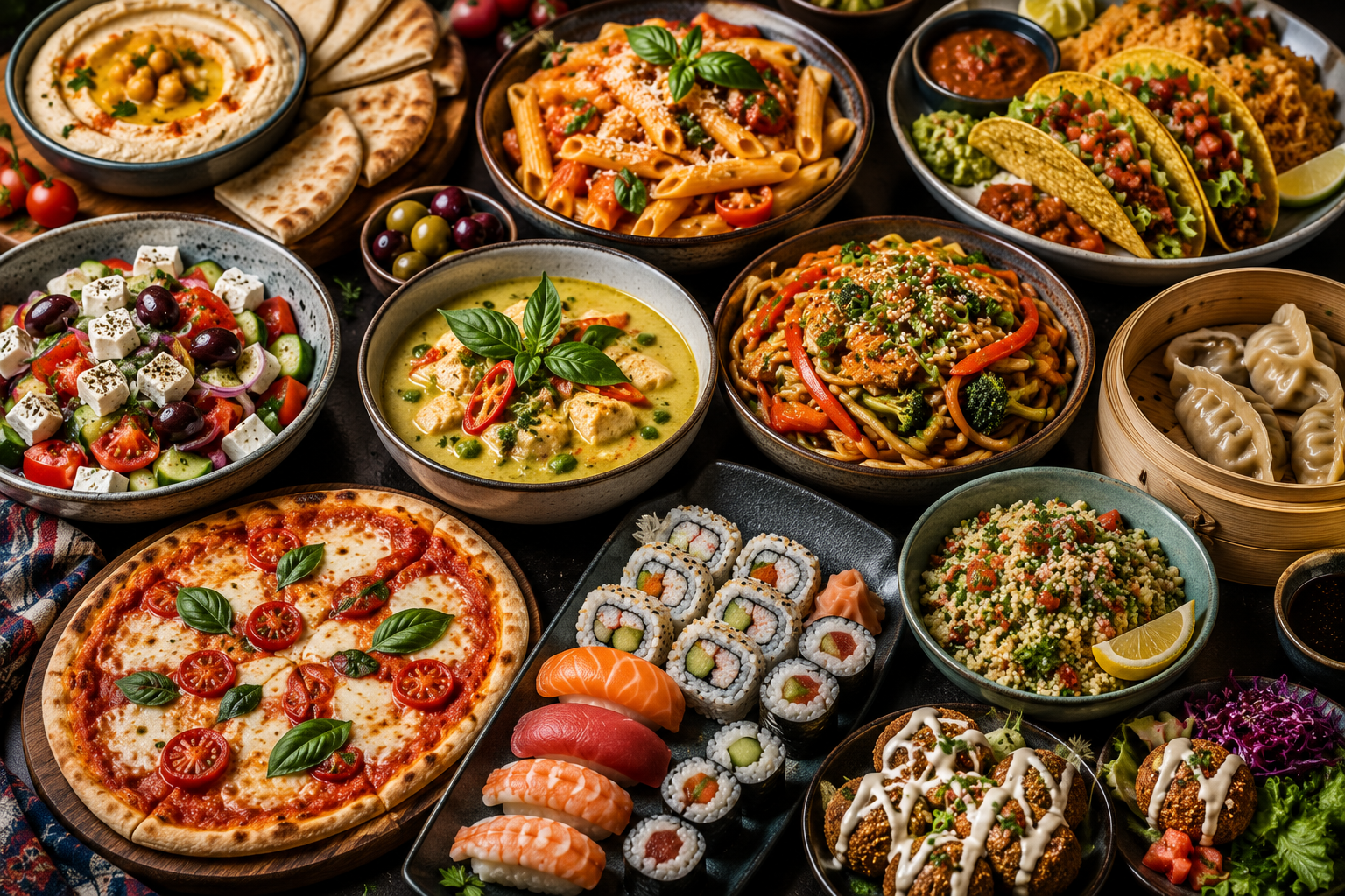More international cuisines